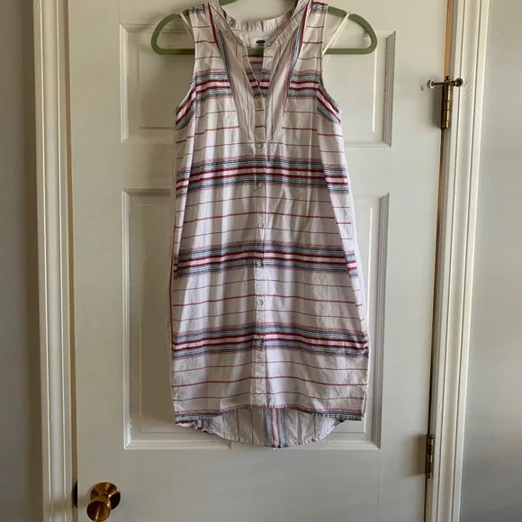 Old Navy linen button-up shirt dress Old Navy linen button-up shirt dress
